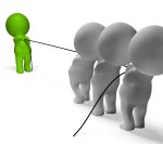 Tug Of War 3d Characters Shows Strength And Adversity